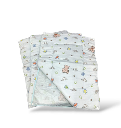 Muslin 3pc Changeable Matt Sheet Baby Godadi | Organic & Waterproof image 4