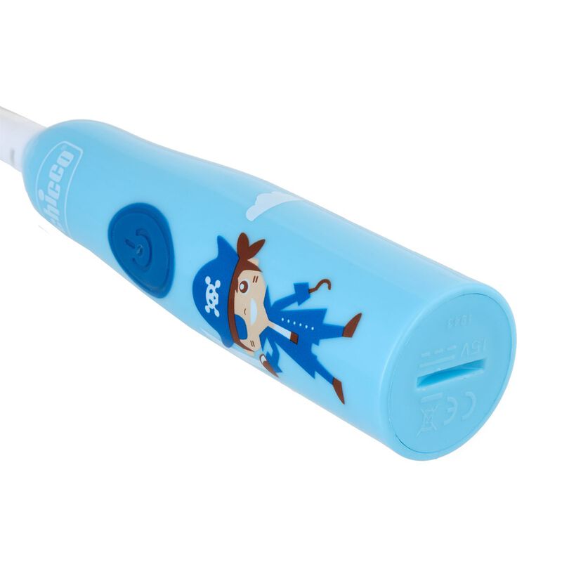 Best Electric Toothbrush for Kids (3Y+) – Gentle Vibrating Brush for Sensitive Gums (Blue) image 2