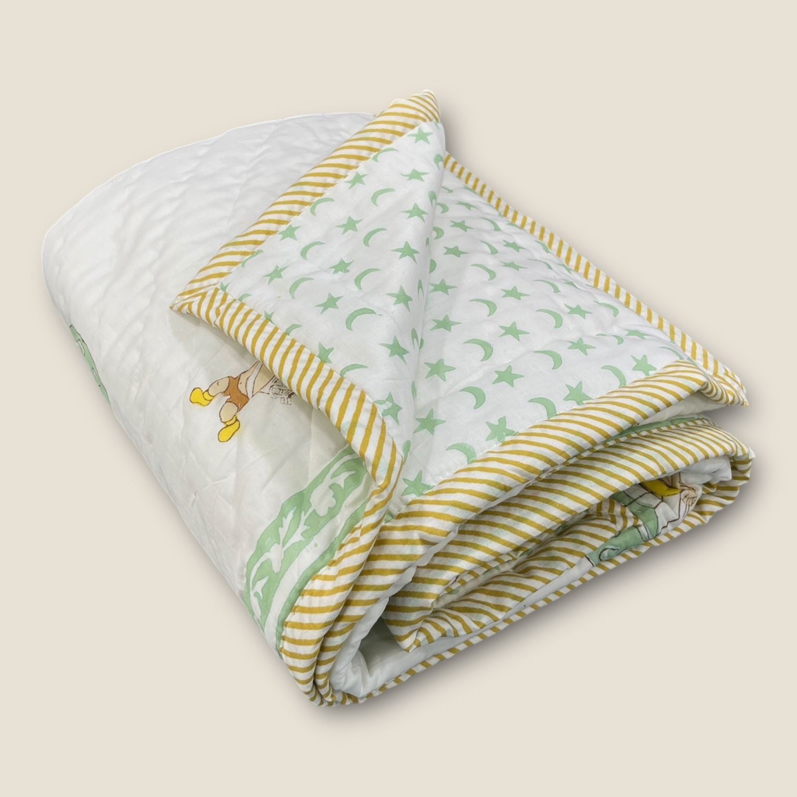 Kids organic Comforter Dohar 40x60 inch parachute image 2