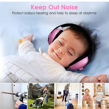 Pink Baby Noise Cancelling Headphones, Ear Protection Earmuffs Noise Reduction for 0-3 Years Kids/Toddlers/Infant image 6