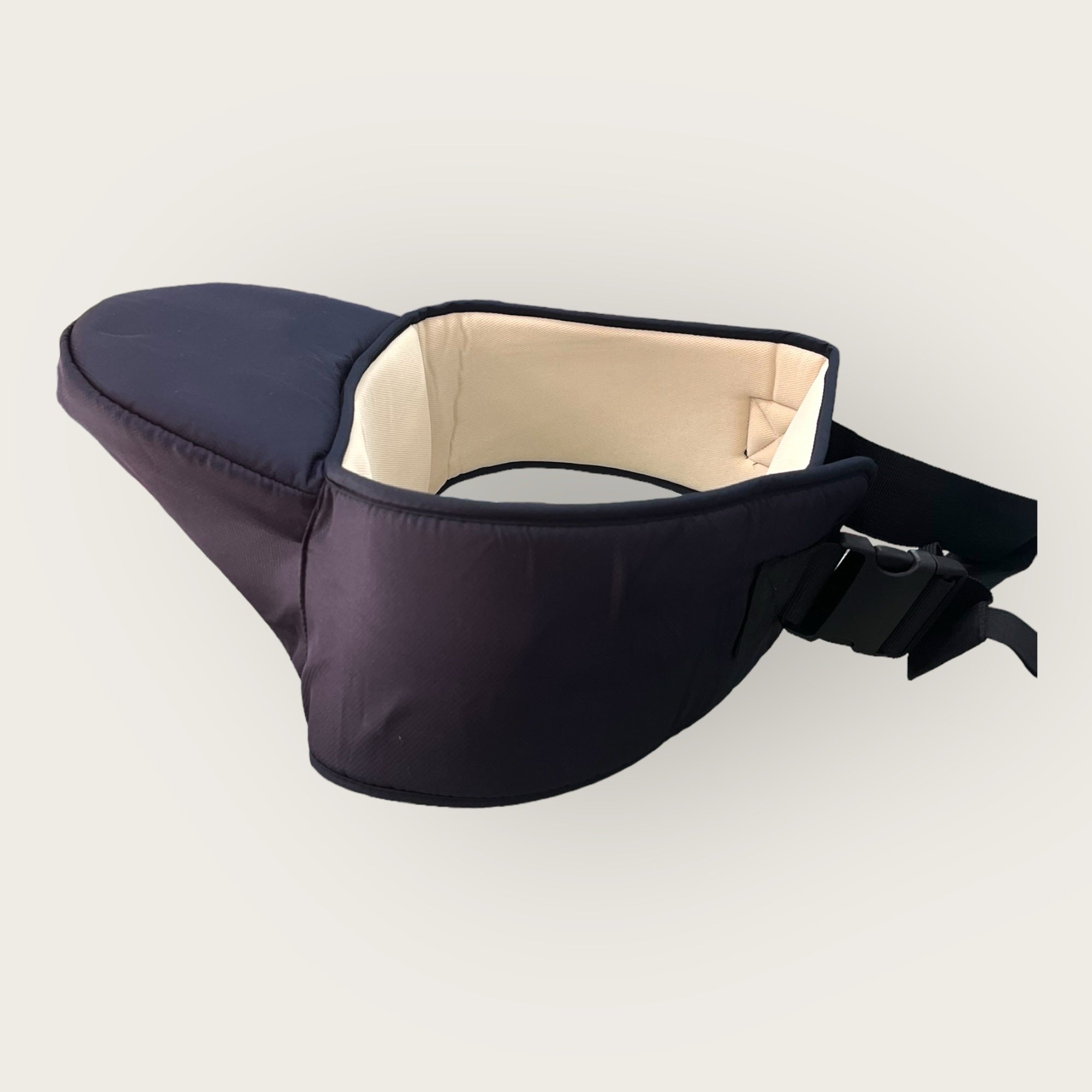 Baby HIP Seat Carrier Brown/Navy | Ergonomic & Comfortable for 0-4 Years image 4