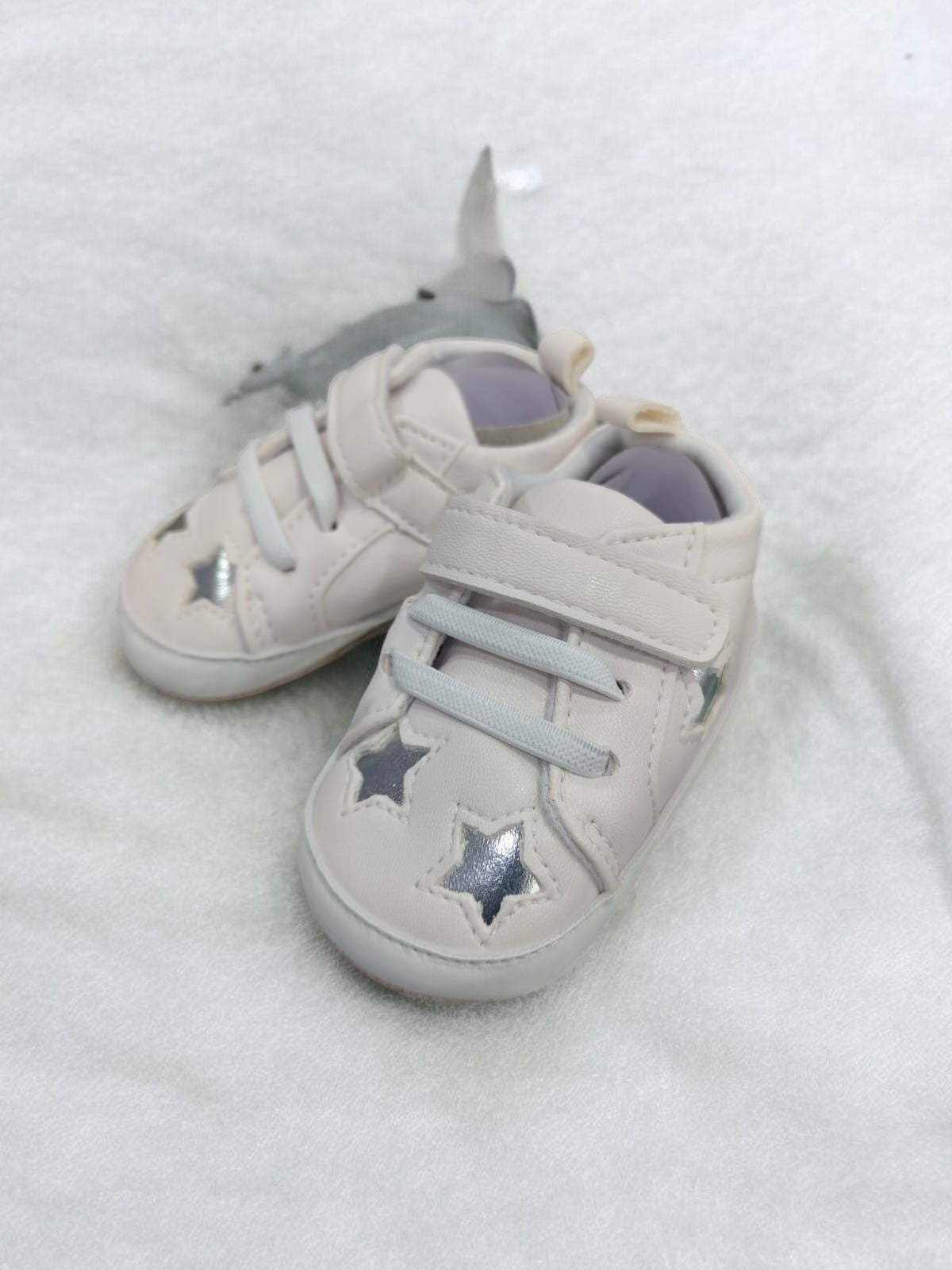 Baby Booties pre walker soft shoes Stars image 0