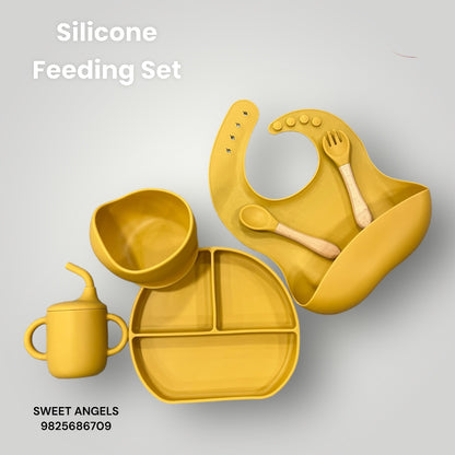 Silicone Baby Feeding Set of 6 Pcs image 0