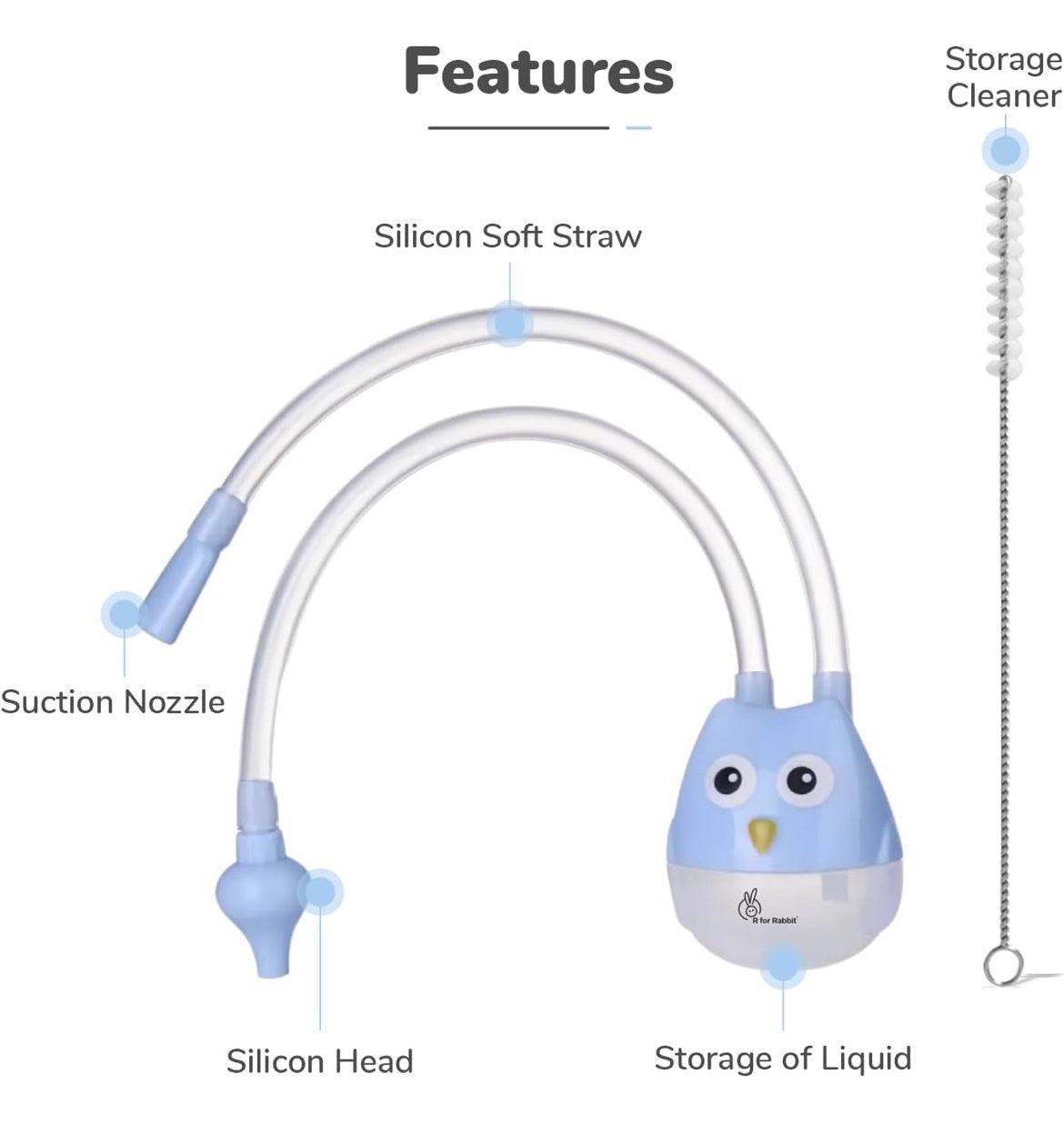 Nasal Cleaner For Baby Painless Relief from Mucus and Blocked Nose image 4
