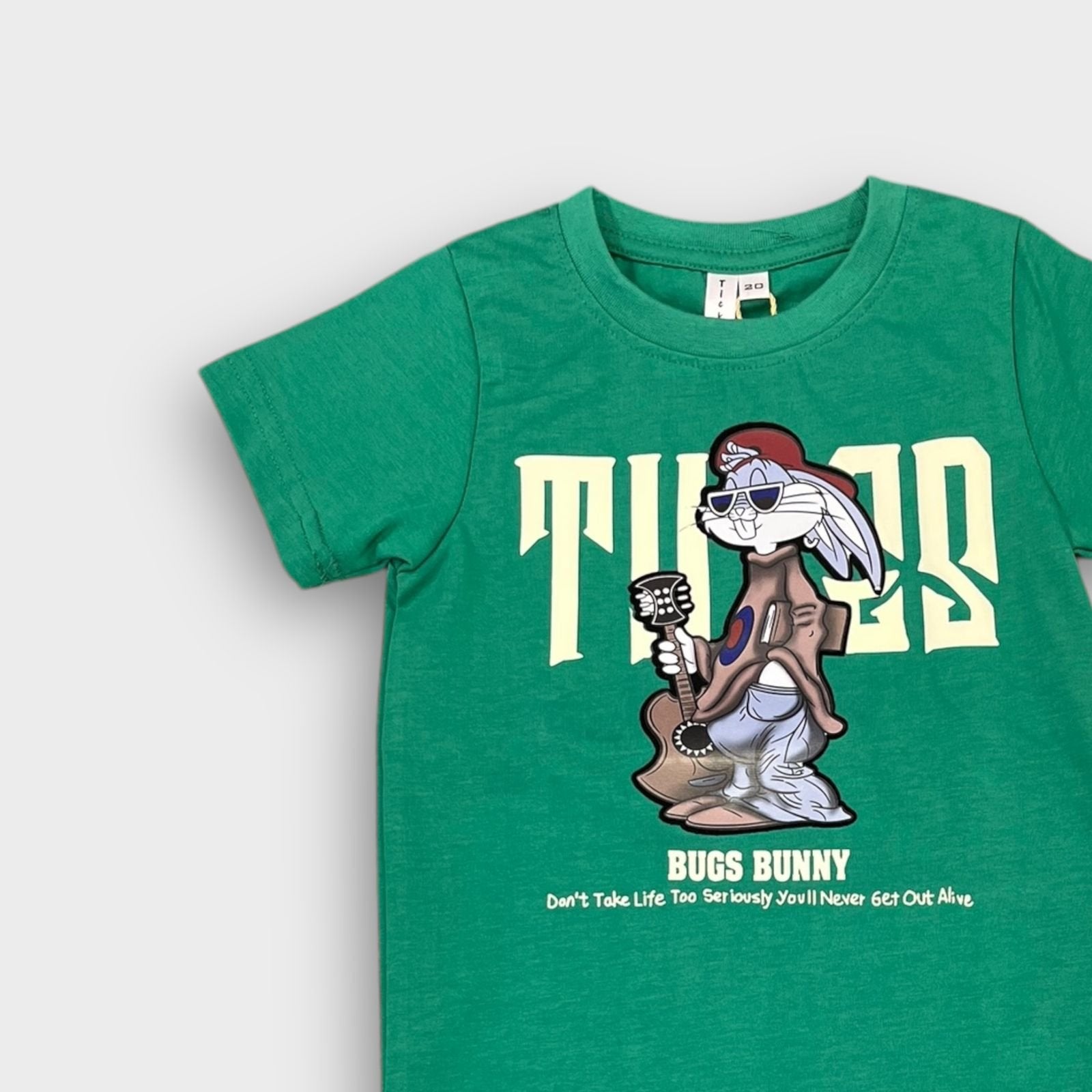 Hip Hop Kids Unisex Co Ord Set 3 to 10 years Bunny Green image 3