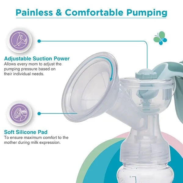 Natural Expression 7 level suction Manual Breast Pump - Advanced image 1