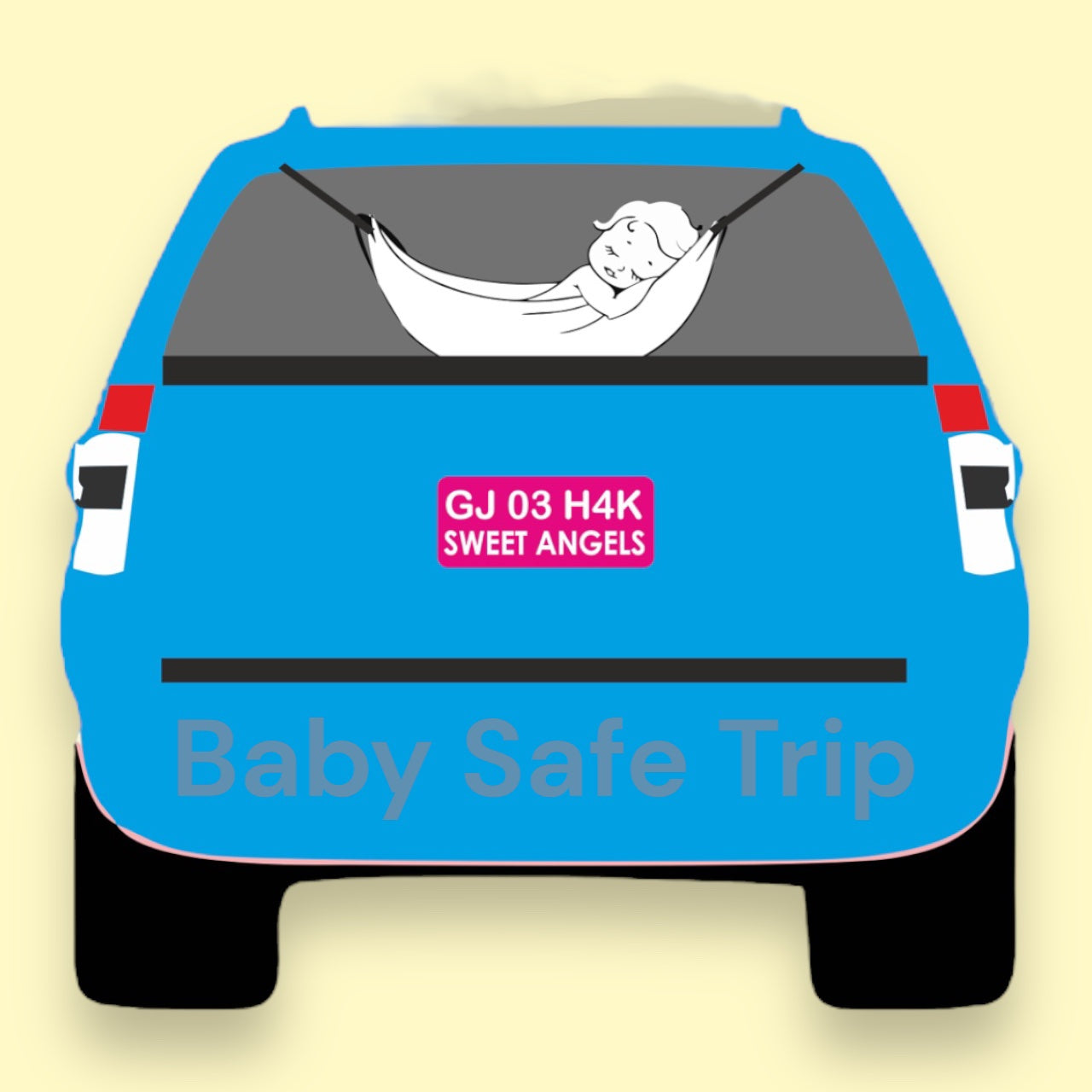Baby Safe Trip Travel Pangra with Straps for Car image 2