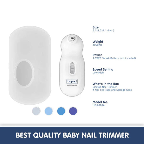 Electric Nail Trimmer with Storage Case Silent premium image 2
