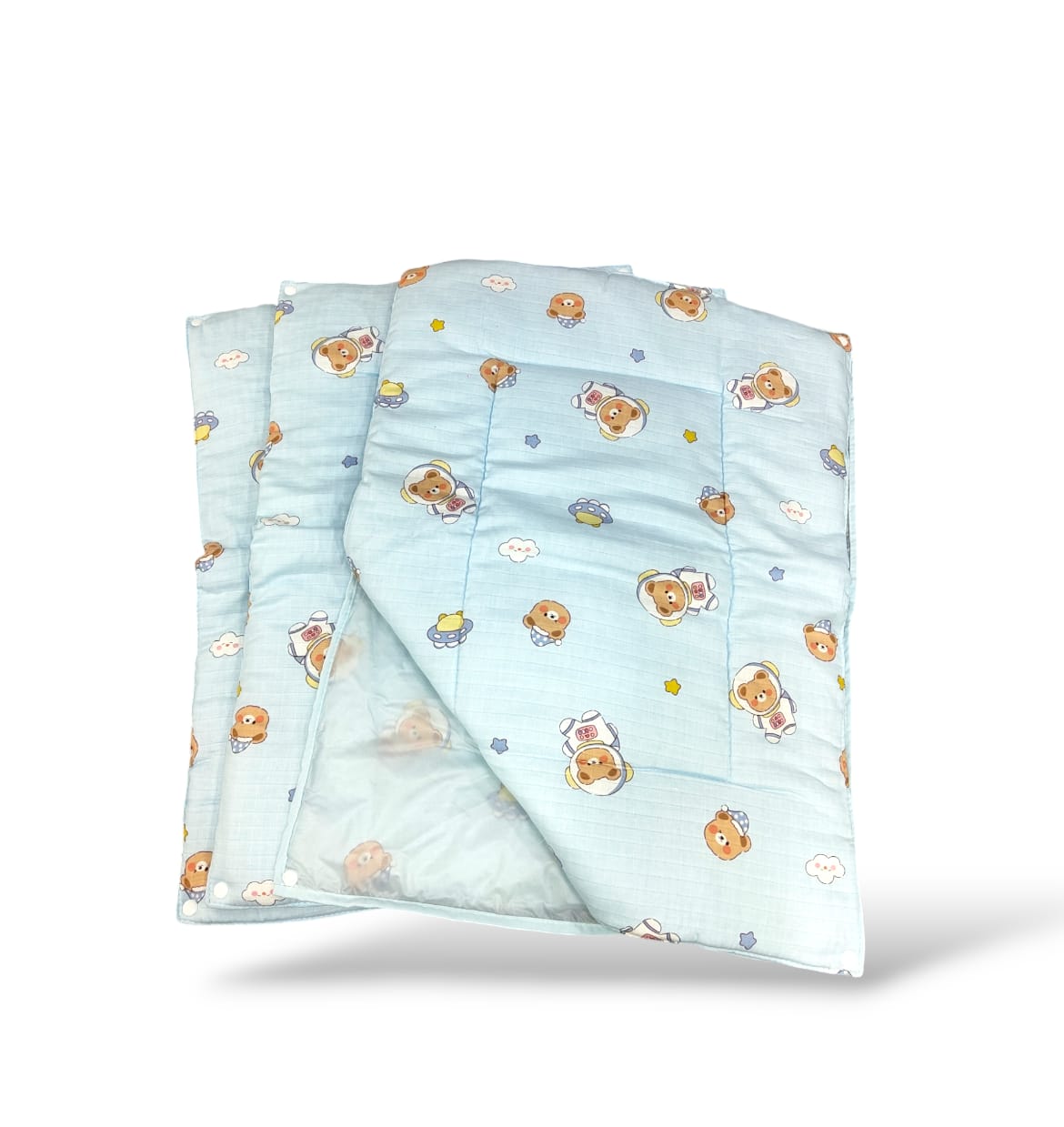 Muslin Matt Changeable 3pc Godadi Set | Soft & Cozy Baby Quilted Matts image 10