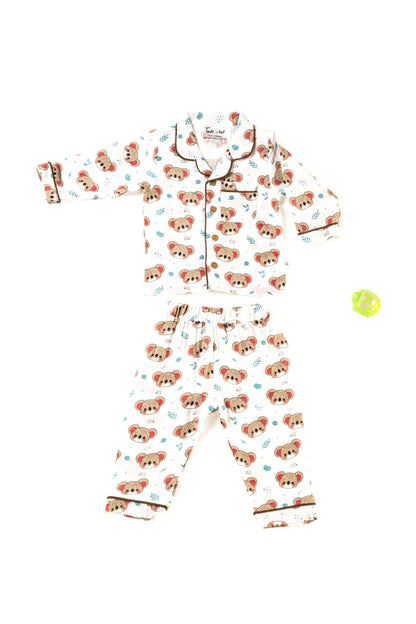 Muslin Colar Baby Koala Night Suits - 18 to 24 m image