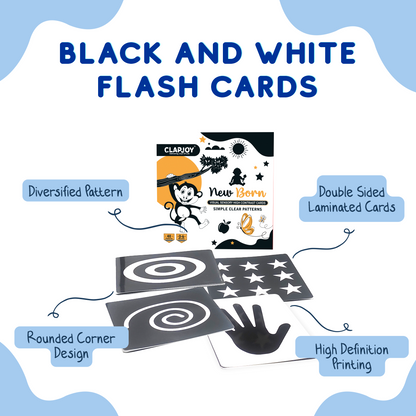 Black and White Flash Cards for Infant Babies for Age 0-6 Months image 3