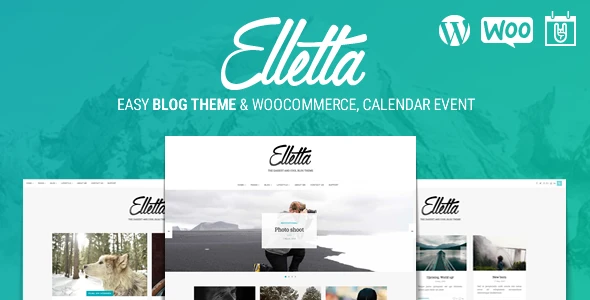 Elletta – Blog News, Calendar & Shop Theme WordPress