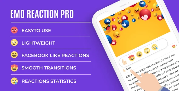 EMO Reactions Pro – WordPress Plugin