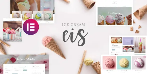 Eis – Ice Cream Shop Template Kit