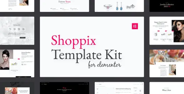 Shoppix – Jewellery Shop Elementor Template Kit
