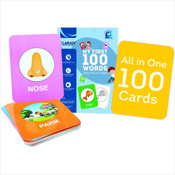 My First 100 Words Flash Cards for Kids for Age 6 Months and Above