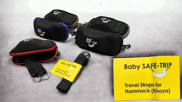 Baby Safe Trip Straps for Hammock Khoya in Car Travel - Only Straps - Image 3