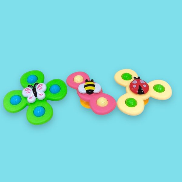 Baby Spinner Rattle Toys 3pc set