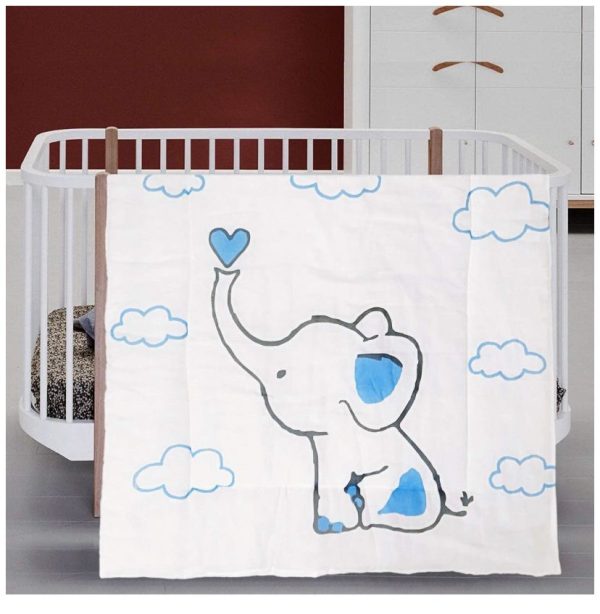 Baby Comforter Quilt Elephant