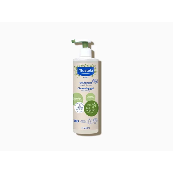 Mustela organic cleansing gel - 400ml - Image 2