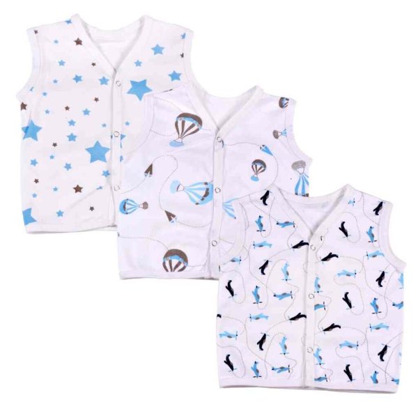 Front open Baby Jabla Vest 3pc set - Image 3