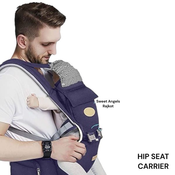 Baby HIP Seat Carrier Brown / Navy - Image 9