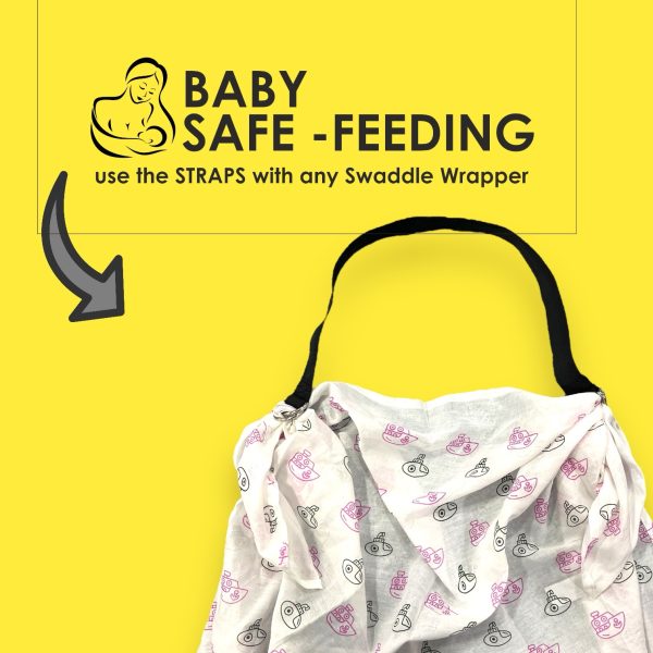 Baby Safe FEEDING straps for any swaddle wrapper - Image 2