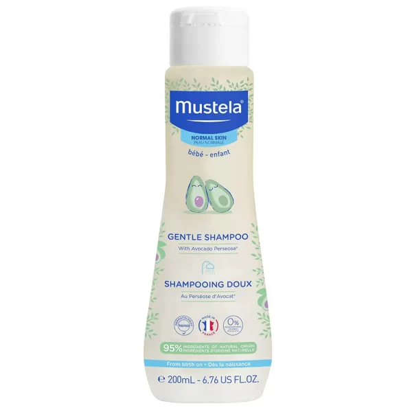 Mustela Gentle Baby Shampoo, White - 200ml