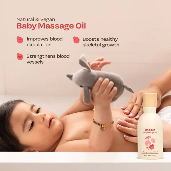 100% Natural Baby Massage Oil - 150 ML MAATE - Image 2