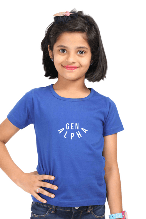 Girls T-Shirt Gen ALPHA | Stylish & Comfortable Cotton Wear - Image 2