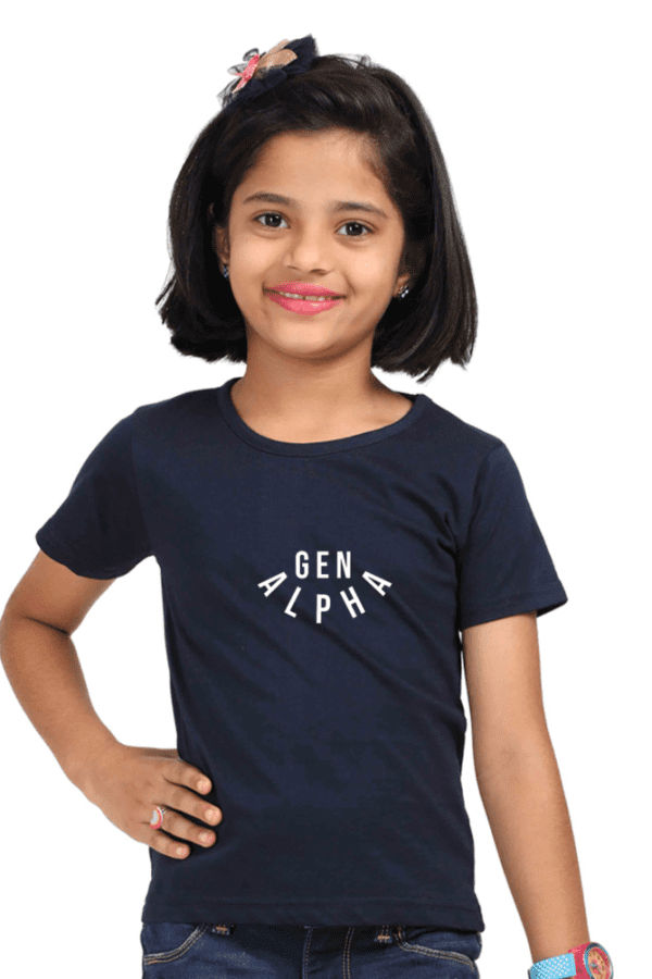 Girls T-Shirt Gen ALPHA | Stylish & Comfortable Cotton Wear - Image 3