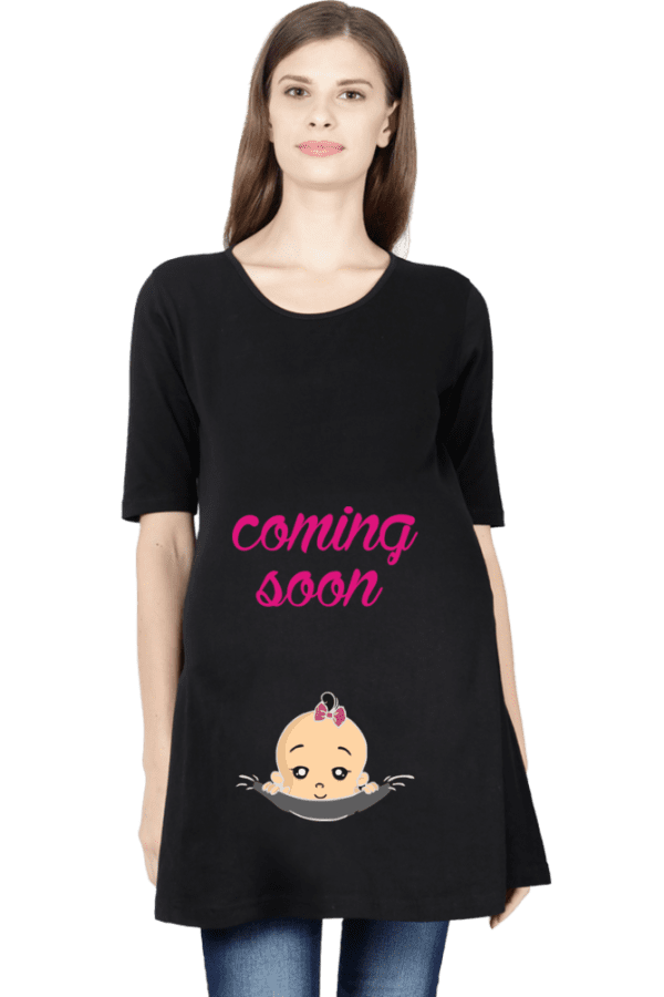 Coming Soon Baby Maternity T-shirt