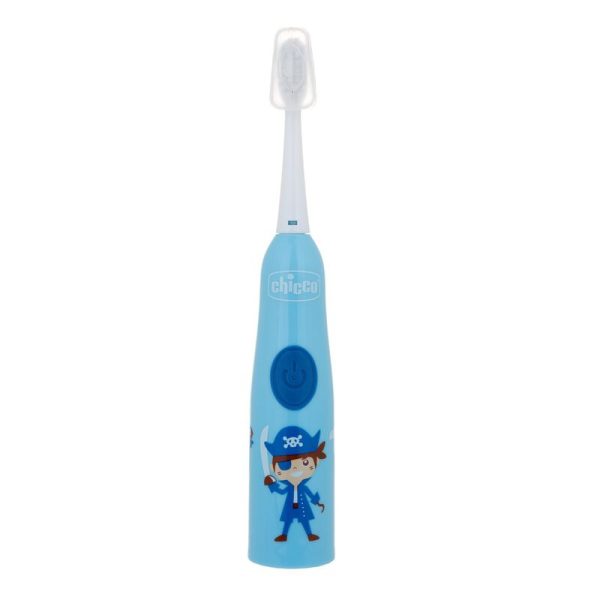 Best Electric Toothbrush for Kids (3Y+) – Gentle Vibrating Brush for Sensitive Gums (Blue)