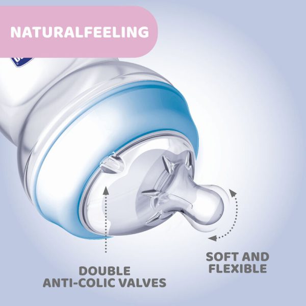 NaturalFeeling Feeding Bottle (150ml, Slow) (Blue) - Image 2