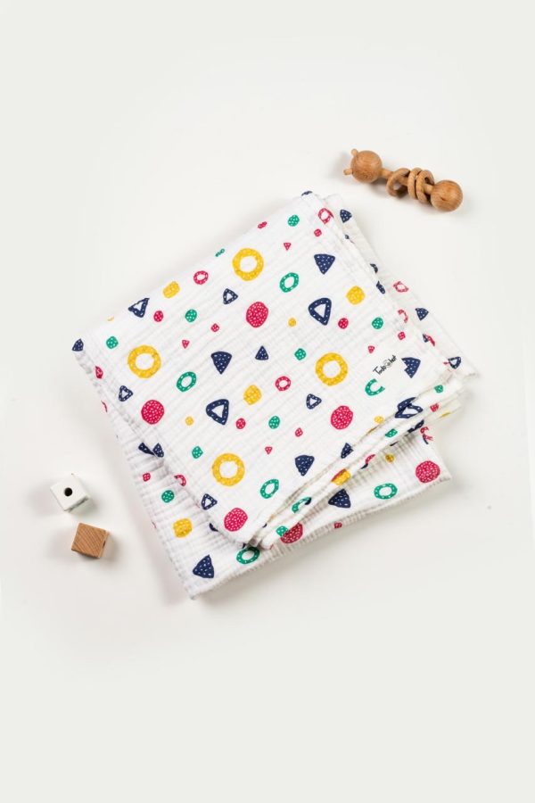 Muslin Swaddle Blanket 4layer Game