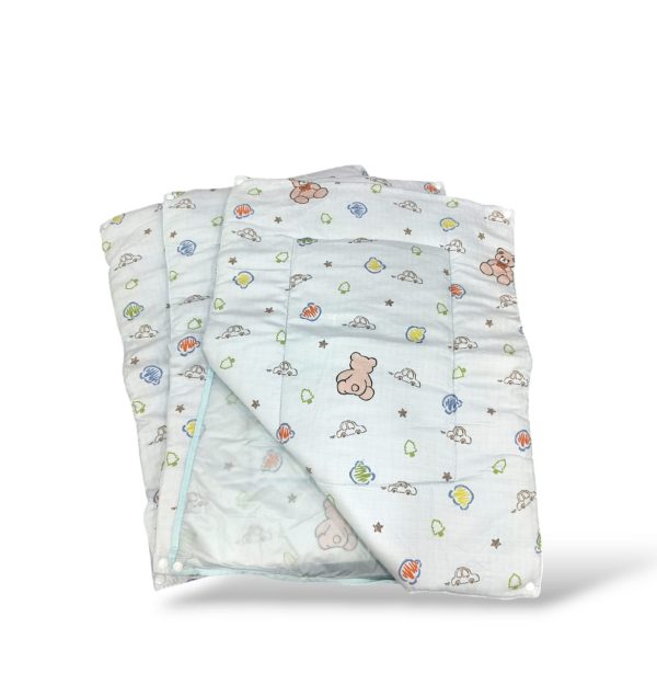 Muslin 3pc Changeable Matt sheet Baby GODADI - assorted prints - Image 5