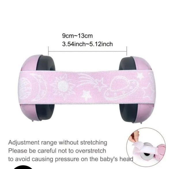 Baby Noise Cancelling Headphones, Ear Protection Earmuffs Noise Reduction for 0-3 Years Kids/Toddlers/Infant (PINK) - Image 4