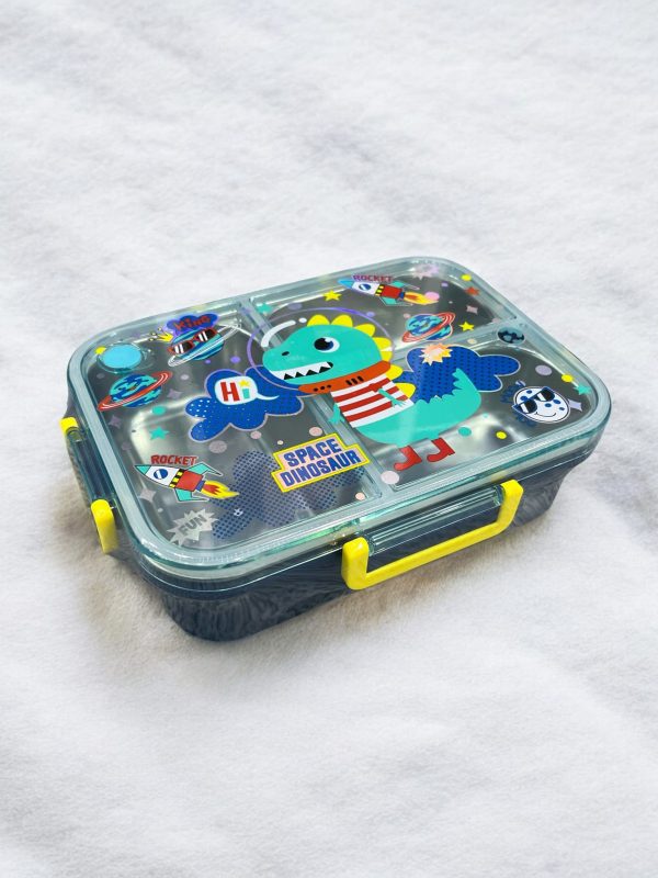 Steel 3 part Lunch Box