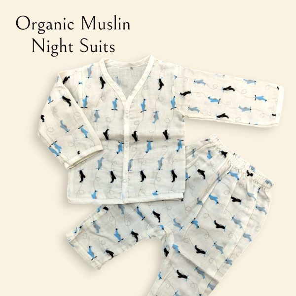 Muslin Organic Night Suits - Image 3