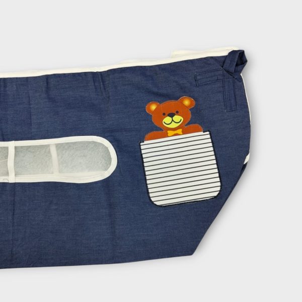 Denim Khoya peekaboo Teddy Frog - Image 3