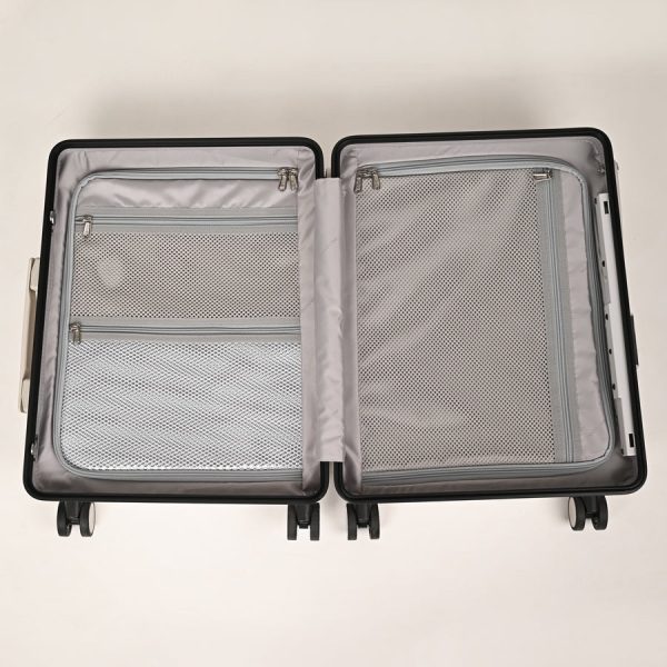 MIAMILY CHARCOAL GREY RIDE-ON TROLLEY CARRY-ON LUGGAGE 18 INCHES - Image 5