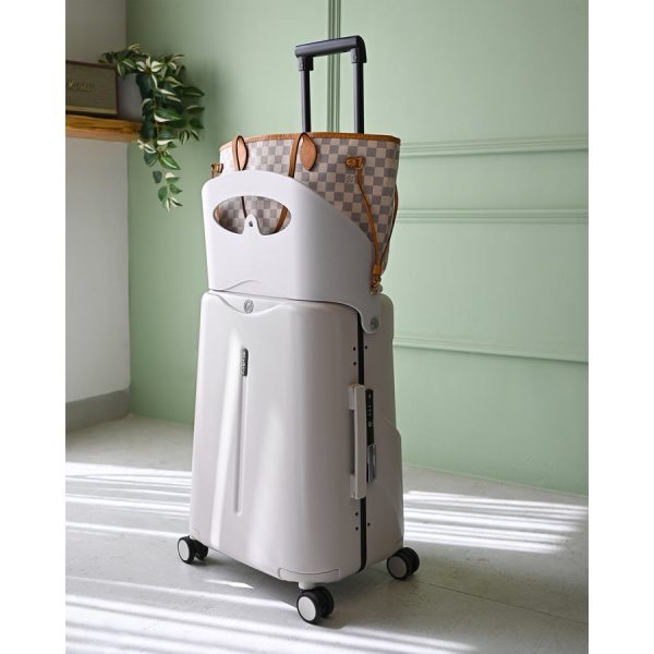 MIAMILY MIST GREY RIDE-ON TROLLEY CARRY-ON LUGGAGE 18 INCHES - Image 6