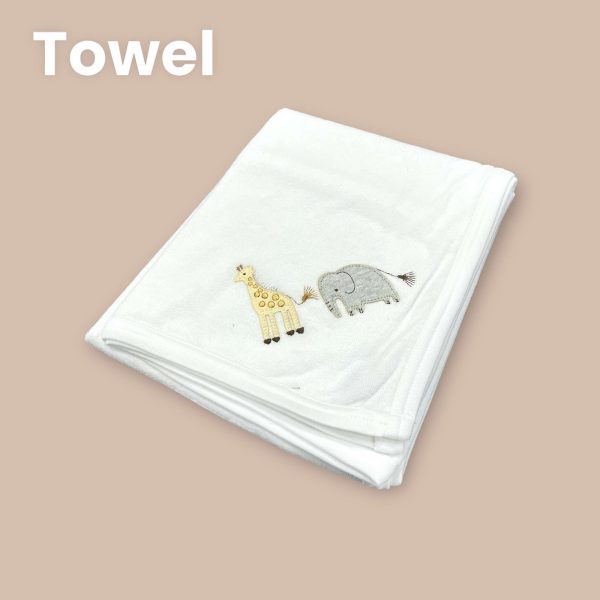 White Baby Organic Towel