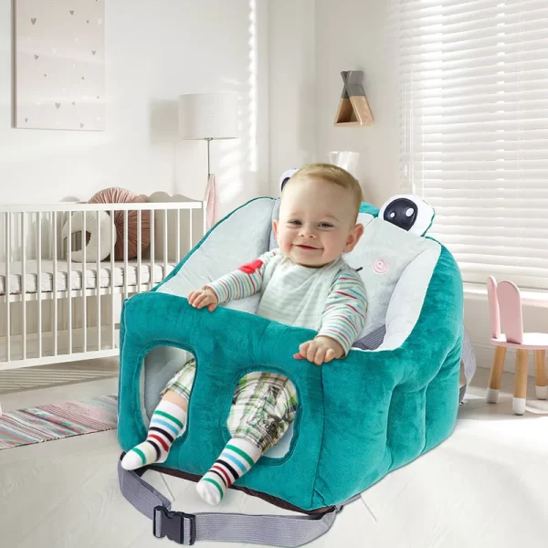 Frog Green Multifunctional Baby Support Sofa cum Dining Chair