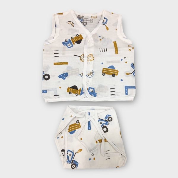 Mul mul  Trucks Jabla Nappy Set newborn