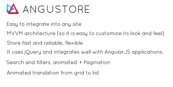 Angustore – Responsive Shopping Cart