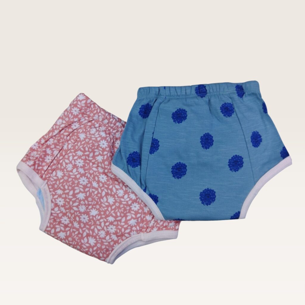 Padded Diaper Panty 2pc set Assorted print