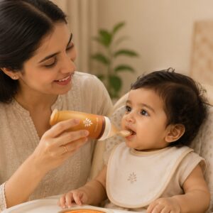 Pyaara Poshan Baby Spoon Bottle Feeder