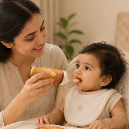 Pyaara Poshan Baby Spoon Bottle Feeder