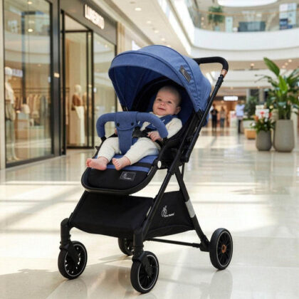 Street Smart Nova Super Comfy Travel Friendly Kids Stroller - Blue Black